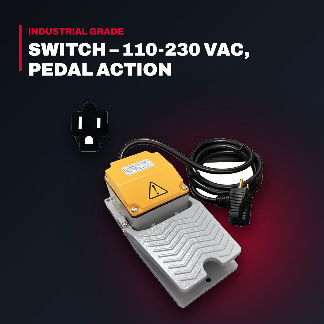 Mampaey Offshore 24494 – Switch – 110-230 Vac, Pedal Action
