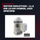 Mampaey Offshore MOTR70101011 – Motor Induction – 11.8 Kw (15 Hp) Power, 1800 Rpm Rpm