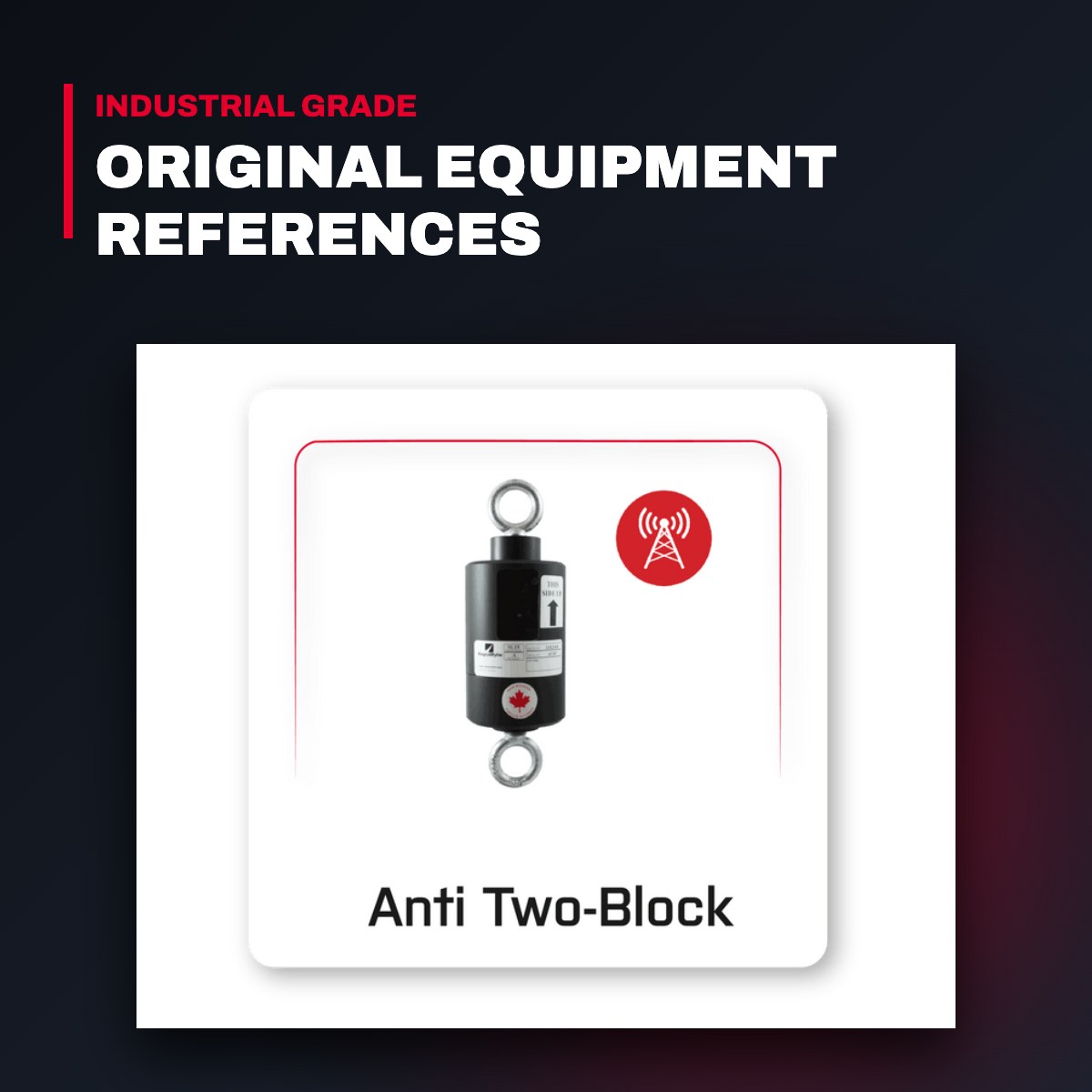 Manitowoc Equipment Works Us – Switch – Anti-Two Block Action, Spare Parts For Kw T370