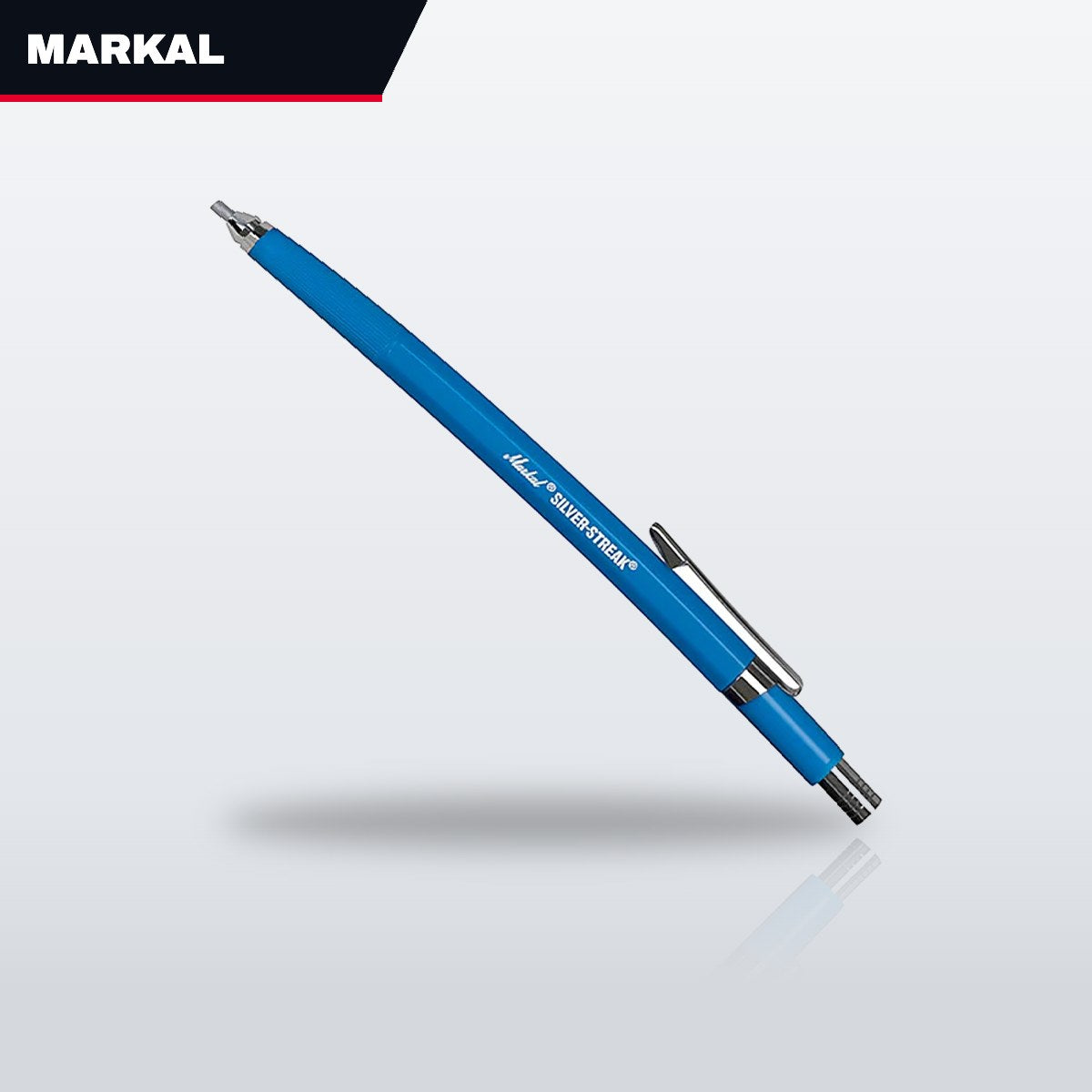 Markal Silver-Streak – Welder's Pencil Holder with Reflective Lead