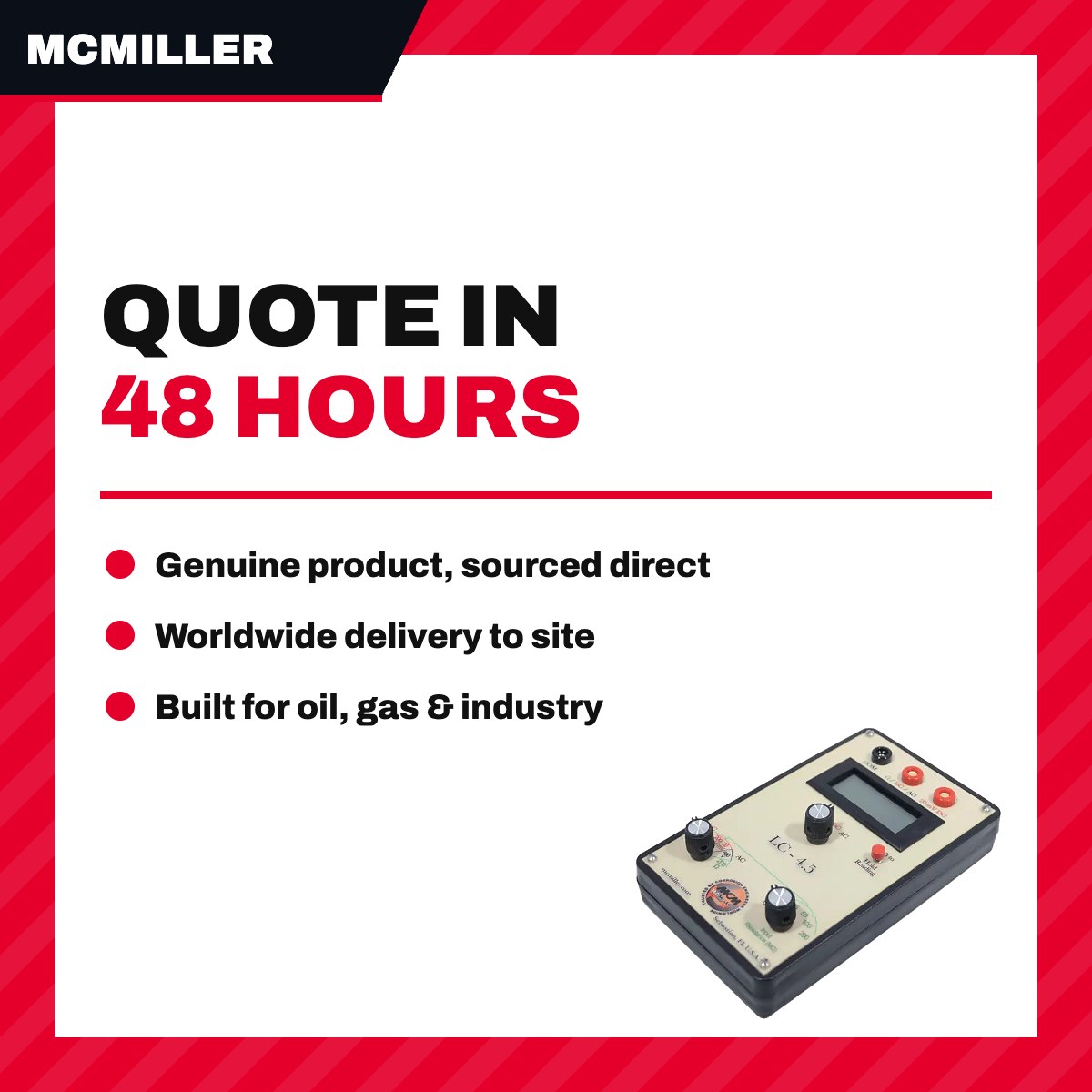 McMiller LC-4.5 – Cathodic Protection Test Kit – Multimeter & Reference Electrode