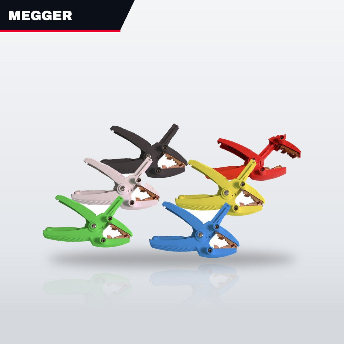 Megger 100A-KC – 100A Kelvin Clamp Set