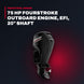 Mercury 75 HP FourStroke Outboard Engine, EFI, 20" Shaft