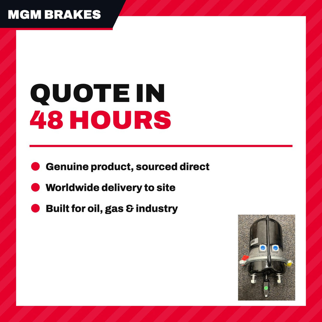 Mgm Brakes 3831051 – Chamber Brake – Assy, Type-30