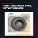 Michelin 315/80 – Tire – Fire Truck Type, Style Tubeless
