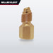 Miller Electric Manufacturing 15001-40 – 15001 Series Surge Protectors. Female And Male Thread Size 5/8-18 Unf.15001-40 And 0.037 Orifice Diameter.