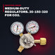 Miller Electric Manufacturing 30-150-320 – Medium-Duty Regulators. 30-150-320 For Co2.