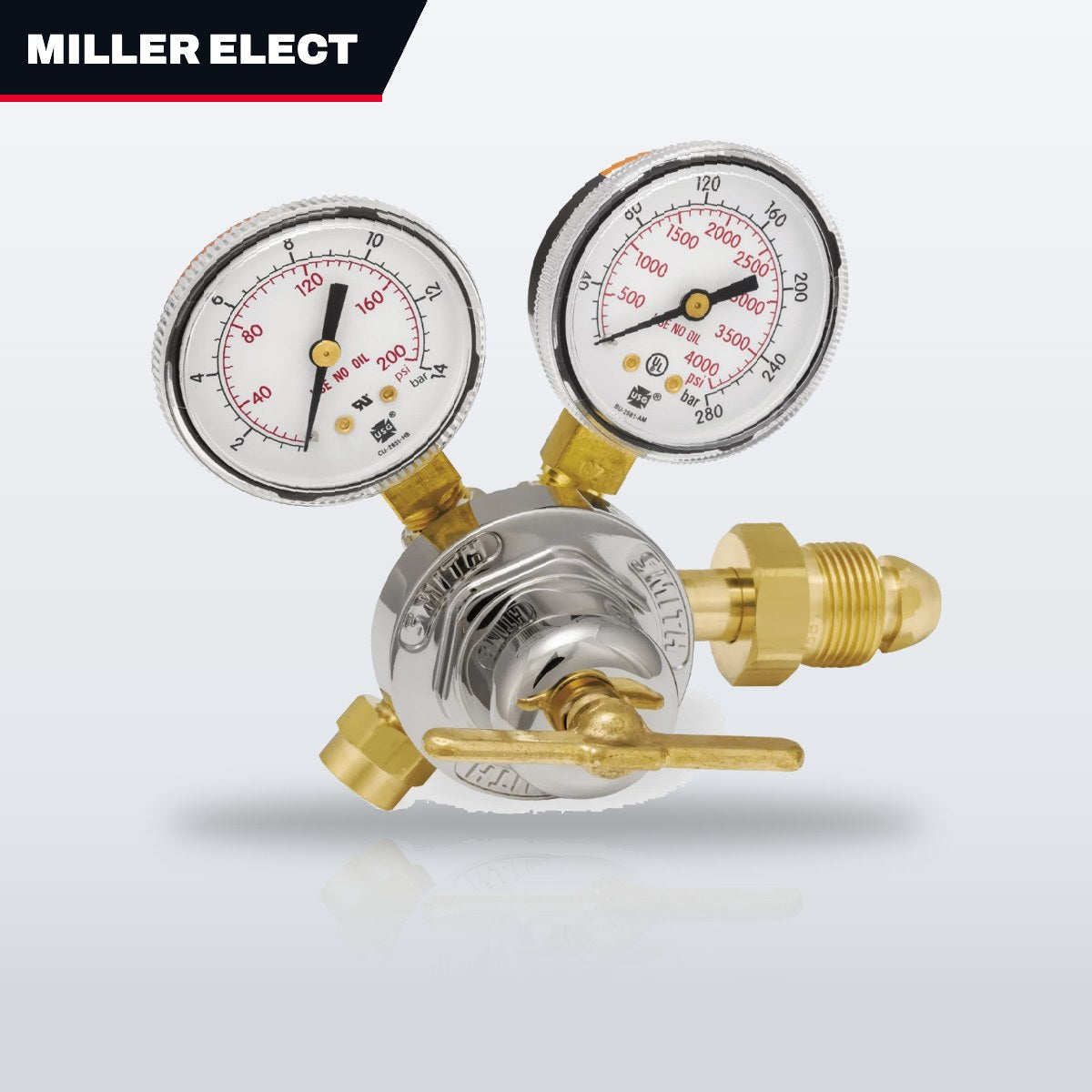 Miller Electric Manufacturing 30-150-580 – Medium-Duty Regulators. 30-150-580 For Argon – Nitrogen And Helium