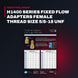 Miller Electric Manufacturing H1400-20 – H1400 Series Fixed Flow Adapters Female Thread Size 5/8-18 Unf Male Thread Size 1/4-Inch Npt.H1400-20 And 0.02