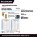 Miller Electric Manufacturing H1400-20 – H1400 Series Fixed Flow Adapters Female Thread Size 5/8-18 Unf Male Thread Size 1/4-Inch Npt.H1400-20 And 0.02