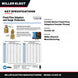Miller Electric Manufacturing H1400-20 – H1400 Series Fixed Flow Adapters Female Thread Size 5/8-18 Unf Male Thread Size 1/4-Inch Npt.H1400-20 And 0.02