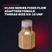 Miller Electric Manufacturing H1400-30 – H1400 Series Fixed Flow Adapters Female Thread Size 5/8-18 Unf Male Thread Size 1/4-Inch Npt.H1400-30 And 0.03