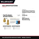 Miller Electric Manufacturing H1400-50 – H1400 Series Fixed Flow Adapters Female Thread Size 5/8-18 Unf Male Thread Size 1/4-Inch Npt.H1400-50 And 0.04
