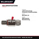 Miller Electric Manufacturing MIL15001-20 – 15001 Series Surge Protectors. Female And Male Thread Size 5/8-18 Unf.15001-20 And 0.026 Orifice Diameter.