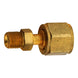 Miller Electric Oxygen Hose Adaptor B to A, Brass