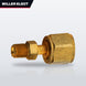 Miller Electric Oxygen Hose Adaptor B to A, Brass