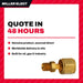 Miller Electric Oxygen Hose Adaptor B to A, Brass