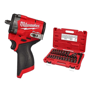 Milwaukee 2562-21 – Cordless Impact Wrench – 3/8 In Drive Size, 400 Ft-Lb Fastening Torque