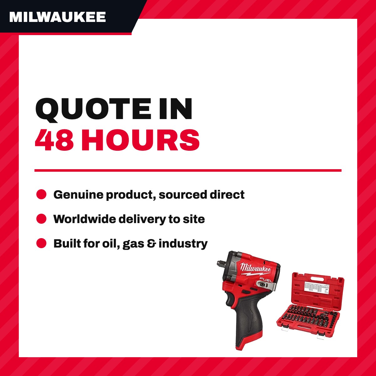 Milwaukee 2562-21 – Cordless Impact Wrench – 3/8 In Drive Size, 400 Ft-Lb Fastening Torque