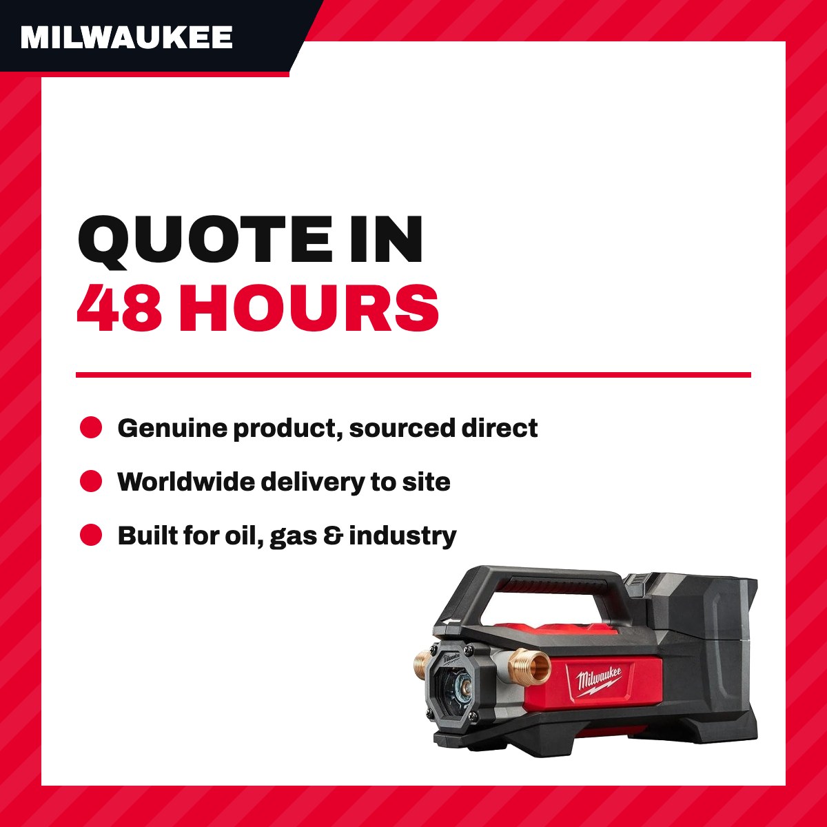 Milwaukee 2771-20 – M18 Cordless Transfer Pump