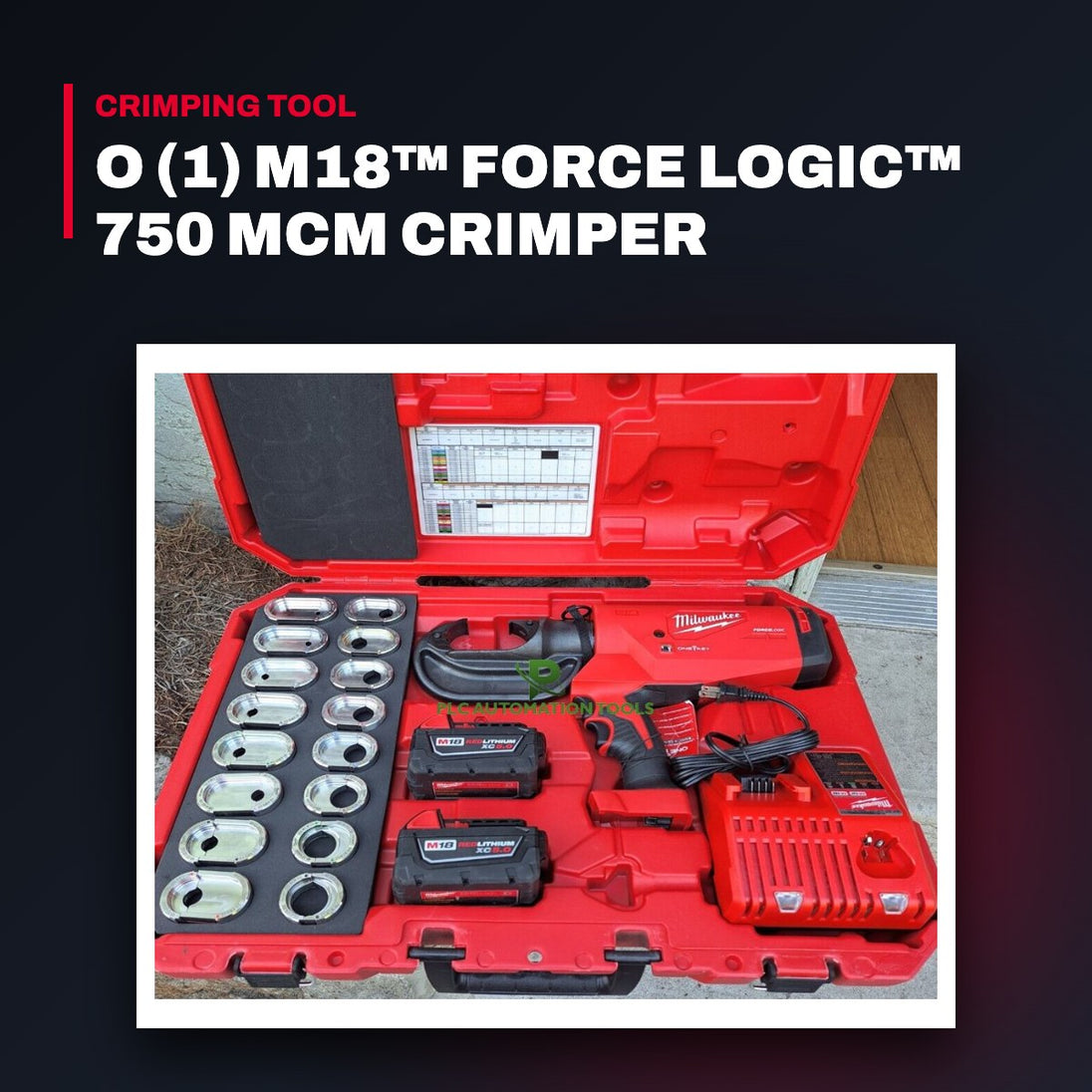 Milwaukee 2779-22 – Crimper Kit – • Includes