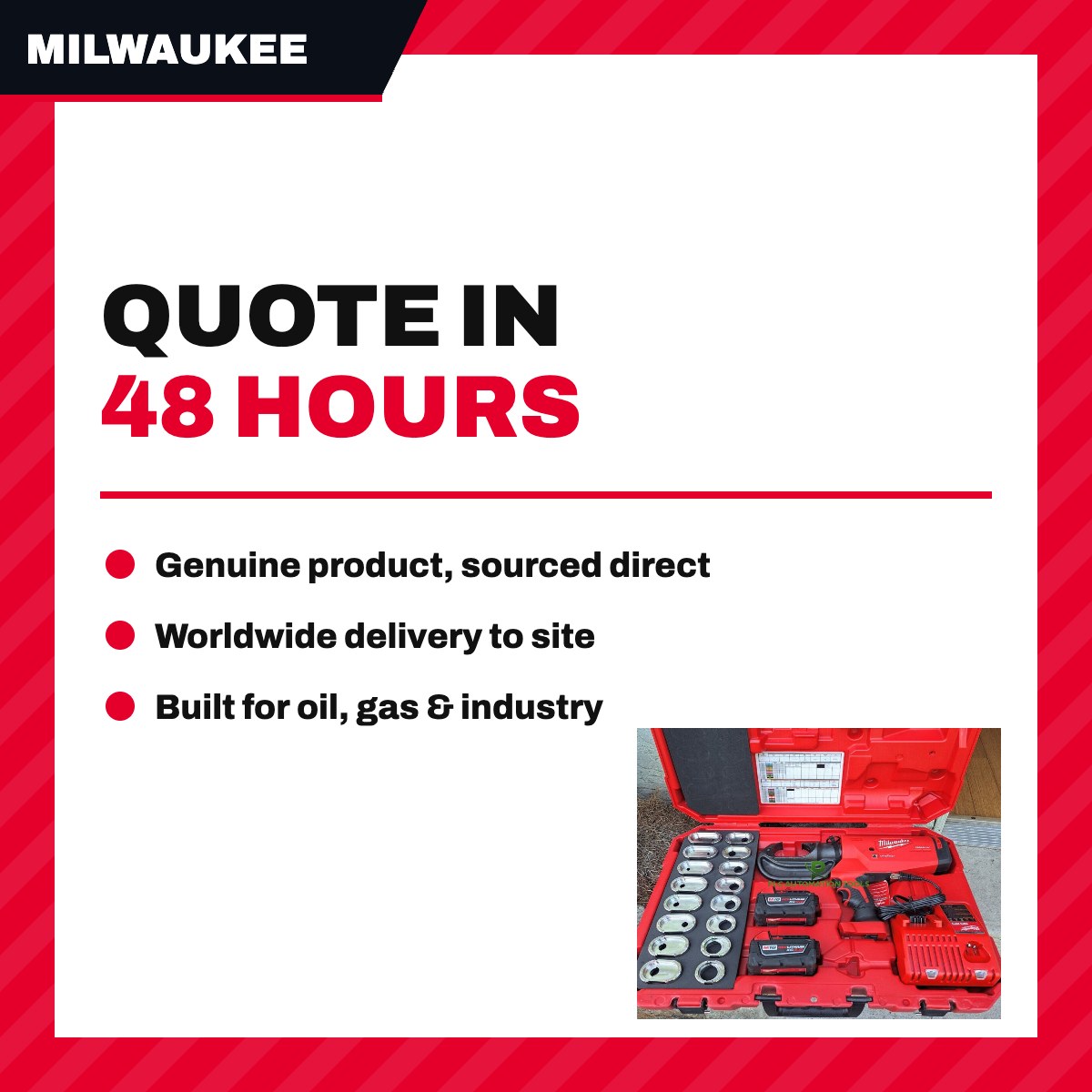Milwaukee 2779-22 – Crimper Kit – • Includes