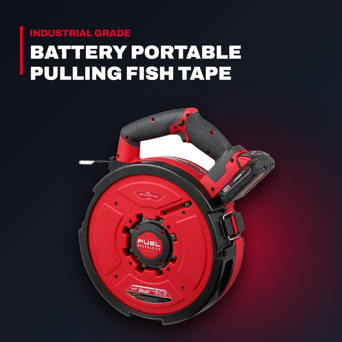 Milwaukee 2873B-22 – Battery Portable Pulling Fish Tape