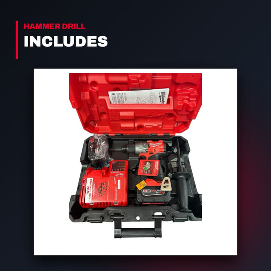 Milwaukee 2904-22 – ½ Hammer Drill Driver Brushless Motor Delivers The Power To Complete The Widest Range Of Applications Of Any H