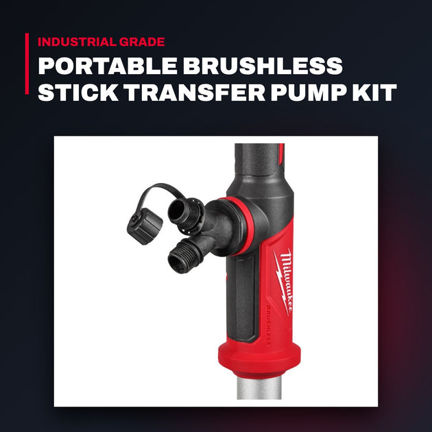 Milwaukee 2940-20 – Portable Brushless Stick Transfer Pump Kit