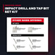 Milwaukee 48-89-4875 – Impact Drill And Tap Bit Set Kit