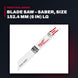 Milwaukee 48005092 – Blade Saw – Saber, Size 152.4 Mm (6 In) Lg