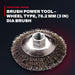 Milwaukee 81801 – Brush Power Tool – Wheel Type, 76.2 Mm (3 In) Dia Brush
