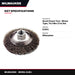 Milwaukee 81801 – Brush Power Tool – Wheel Type, 76.2 Mm (3 In) Dia Brush