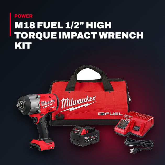 Milwaukee M18 FUEL 1/2" High Torque Impact Wrench Kit