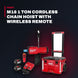 Milwaukee M18 ONE-KEY – M18 1 Ton Cordless Chain Hoist with Wireless Remote