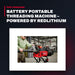 Milwaukee MXF512-2XC – Battery Portable Threading Machine – Powered By Redlithium Batteries, Combined With A Spring-Assisted Cart