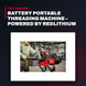 Milwaukee MXF512-2XC – Battery Portable Threading Machine – Powered By Redlithium Batteries, Combined With A Spring-Assisted Cart