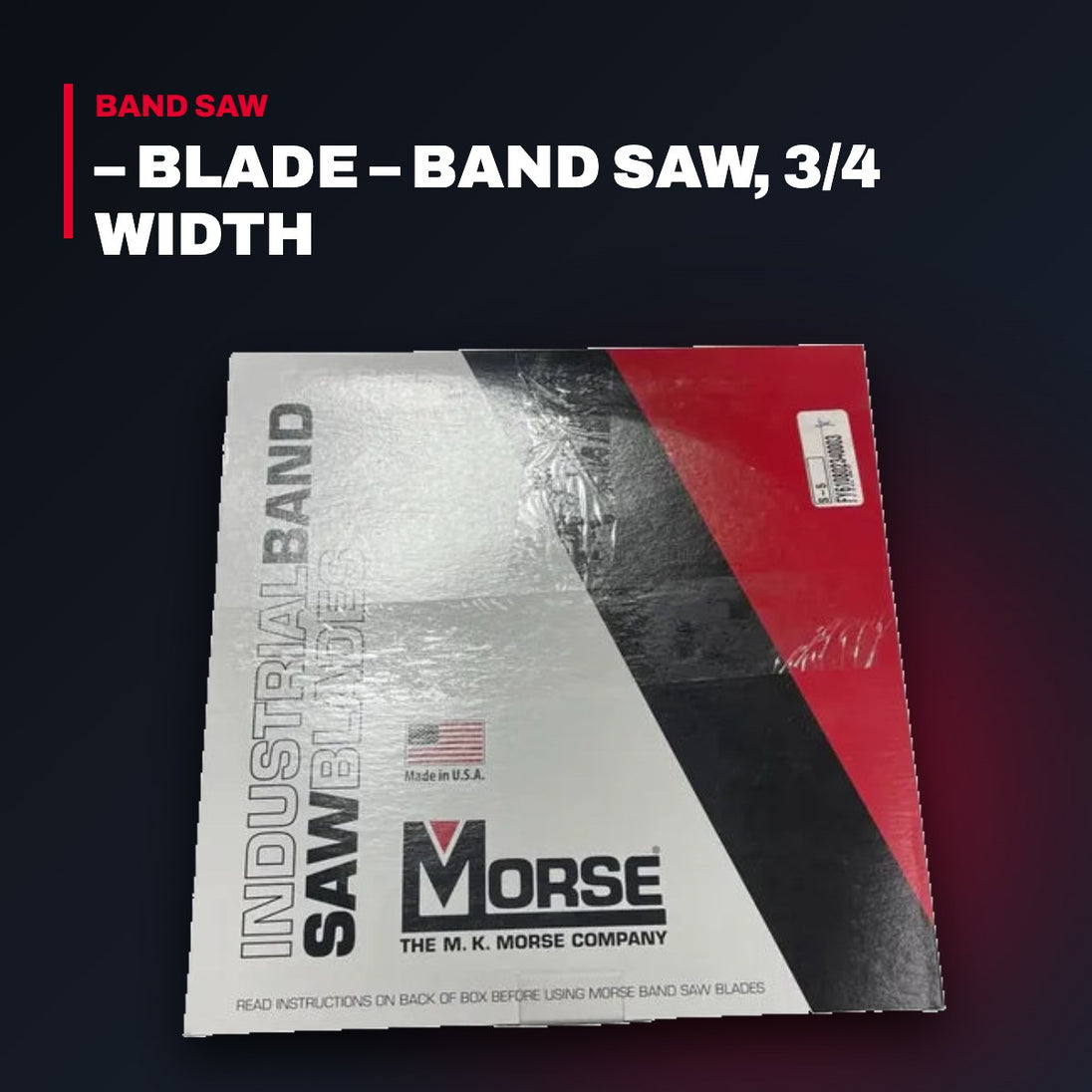 Mk Morse – Blade – Band Saw, 3/4 Width
