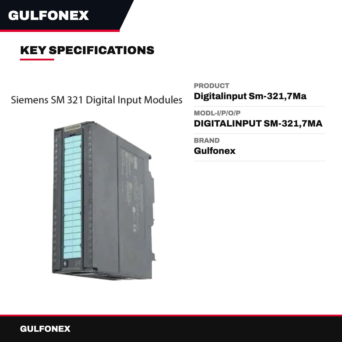 Modl-I/P/O/P – Digitalinput Sm-321,7Ma