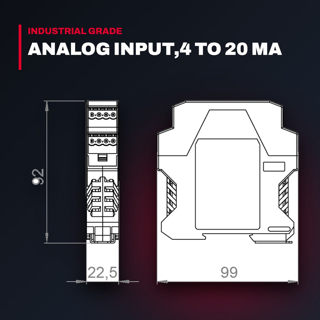 Module-Ip/Op – Analog Input,4 To 20 Ma