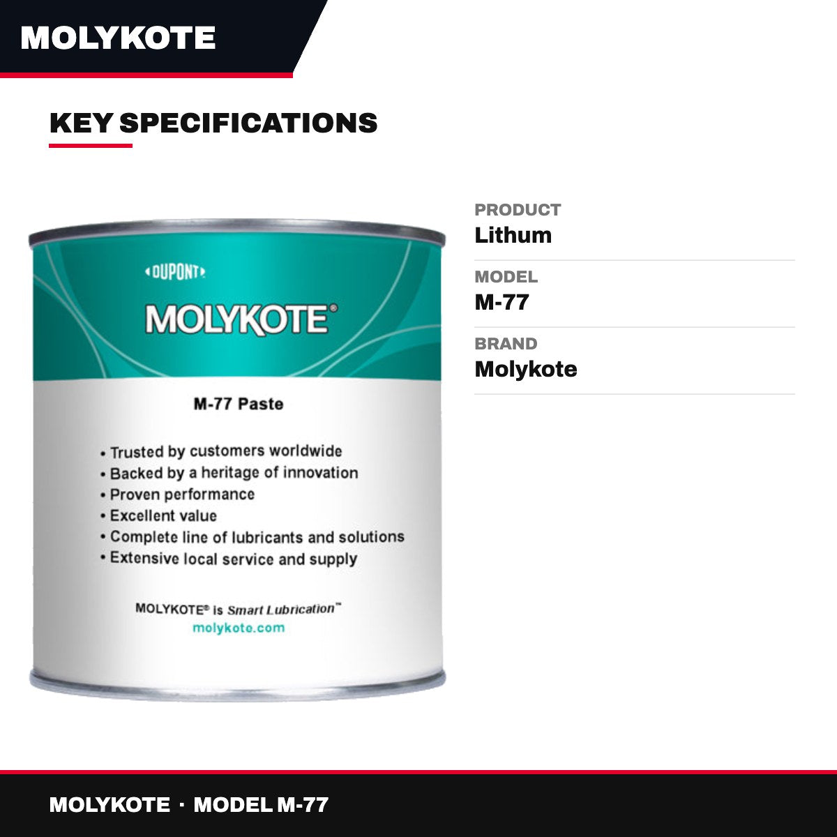 Molykote M-77 – Lithum