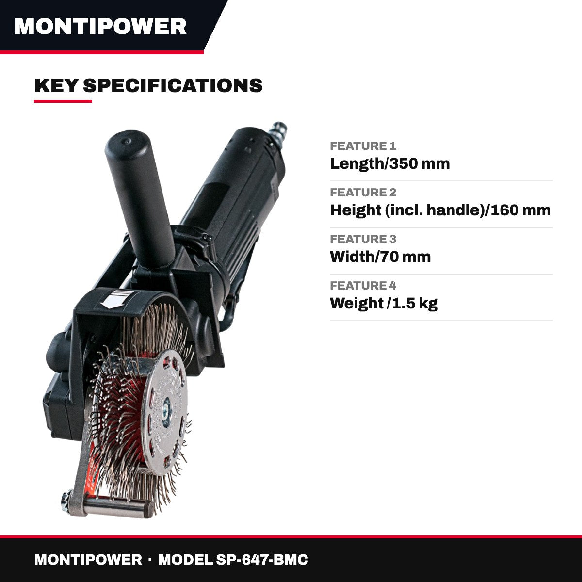 Montipower SP-647-BMC – Bristle Blaster System