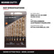 Morse Cutting Tools 18104EDP – Bit Twist Drill – Size A-Z, 5.9-10.5 Mm (0.234-0.413