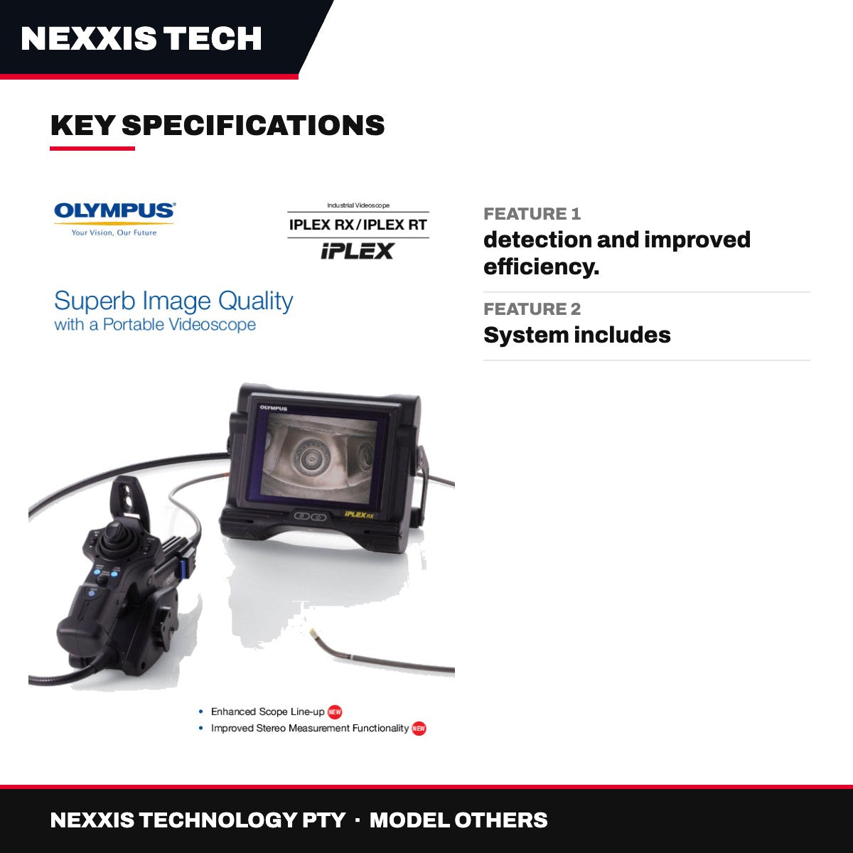 Nexxis Technology Pty OTHERS – Boroscope Interface And Probe