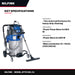 Nilfisk ATTIX 961-01 – Heavy Duty Wet & Dry Industrial Vacuum Cleaner, Twin Motor
