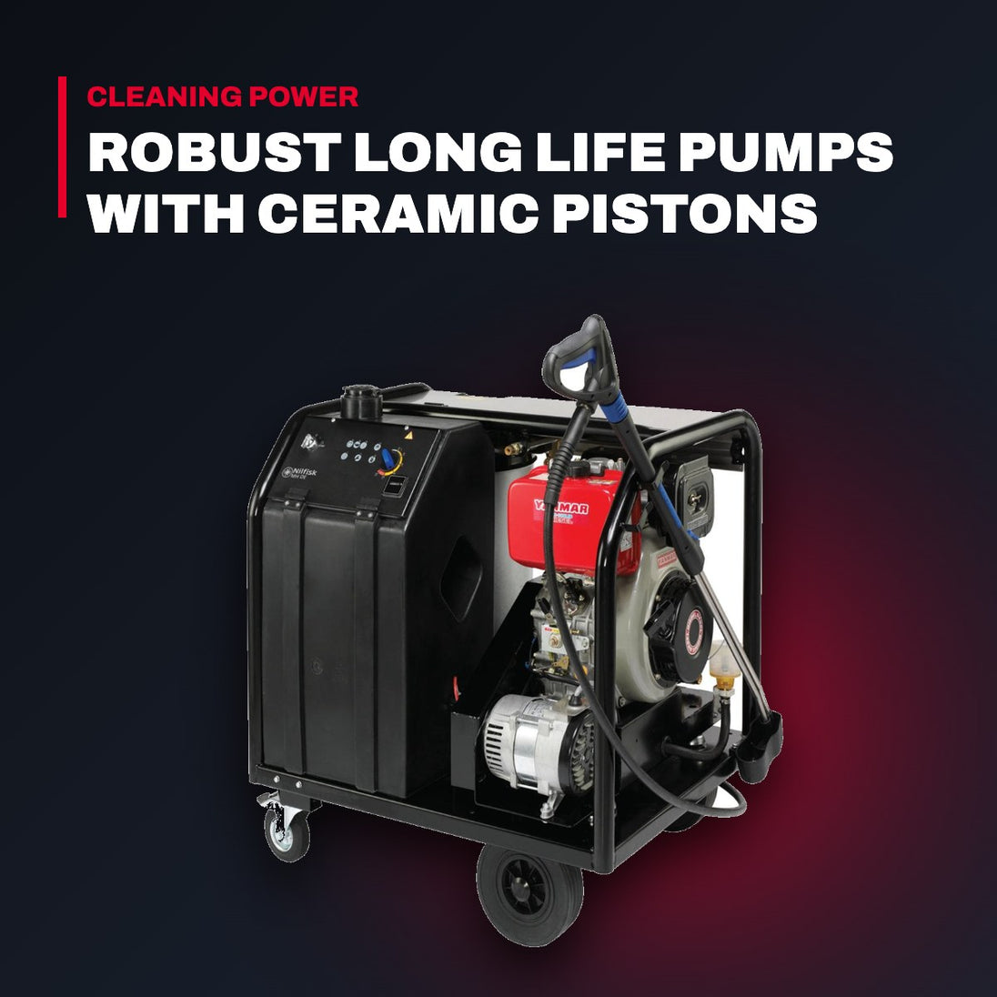Nilfisk MH 5M 200/1000 DE – Diesel Hot Water Pressure Washer