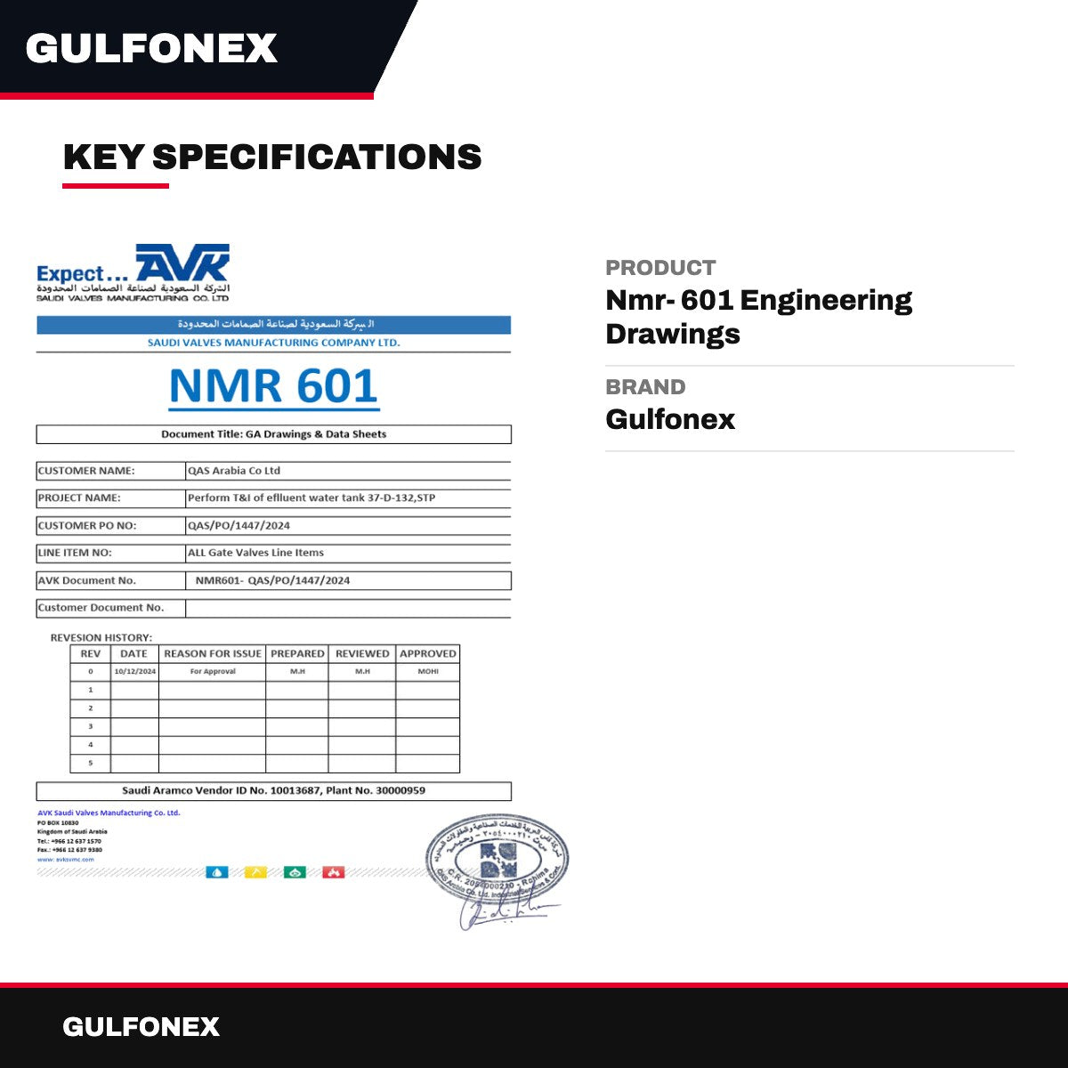 Nmr- 601 Engineering Drawings