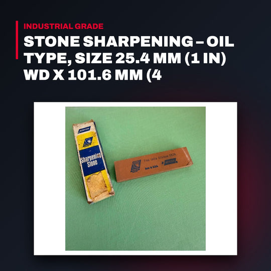 Norton FB24 – Stone Sharpening – Oil Type, Size 25.4 Mm (1 In) Wd X 101.6 Mm (4