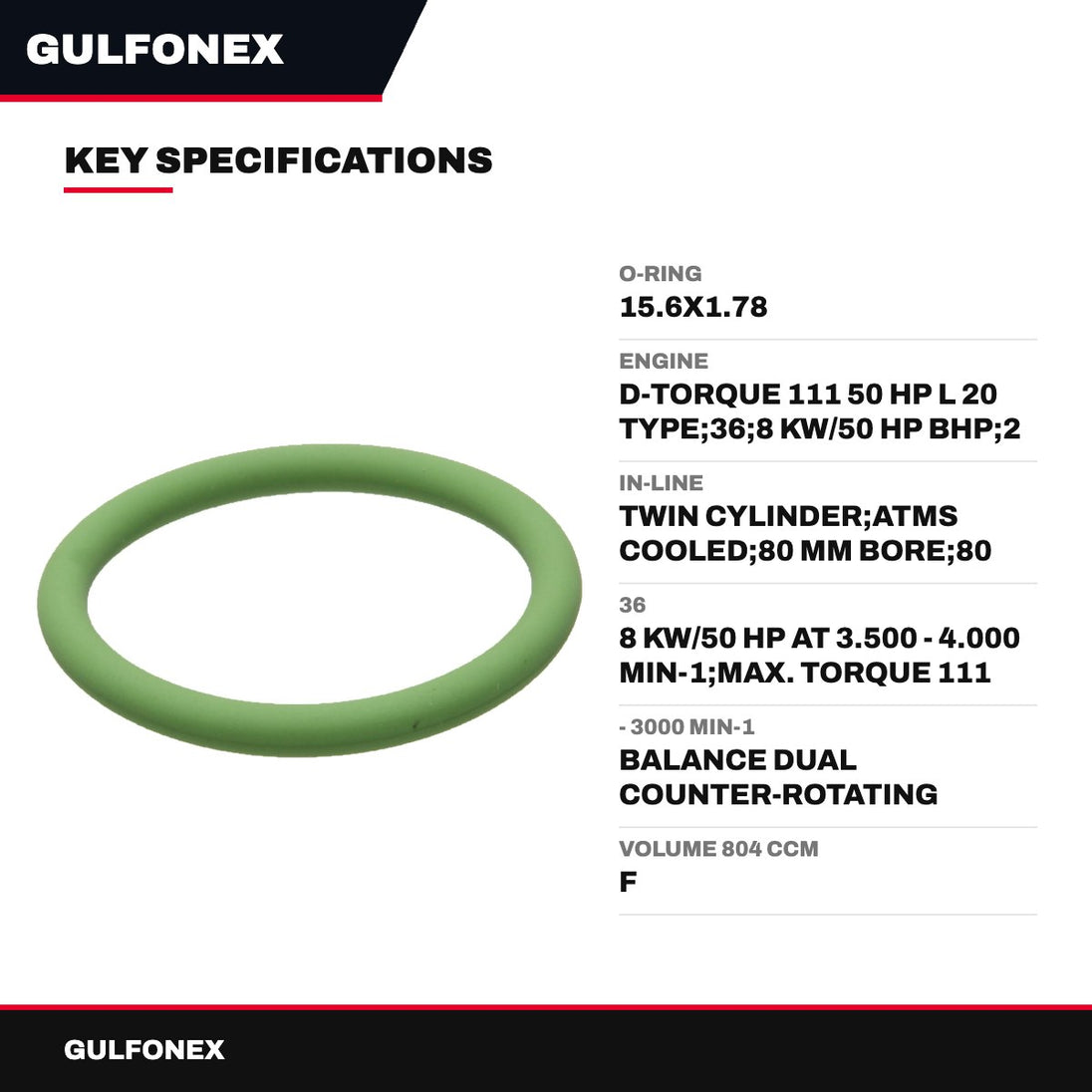 O-Ring – 15.6X1.78
