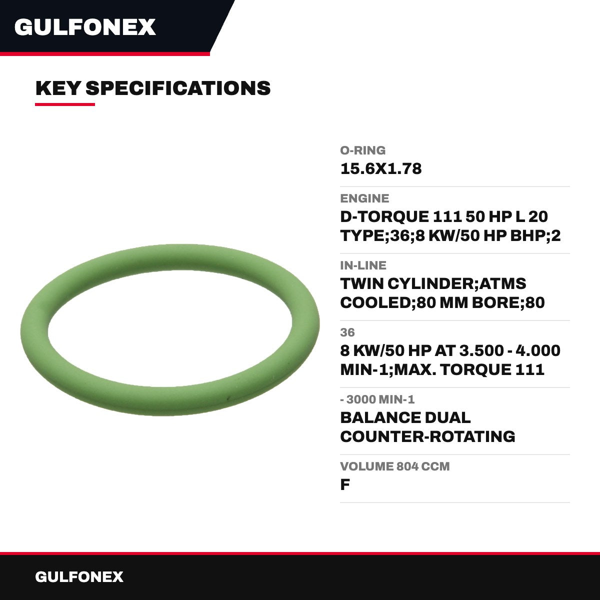 O-Ring – 15.6X1.78